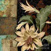 Baroque Cactus Orchid Patchwork by Mindy Sommers