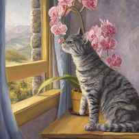 Smelling The Flowers by Lucie Bilodeau