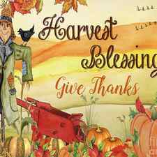 Give Thanks-Greeting Card by Jean Plout