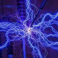 High Voltage Electrical Discharge by David Parker