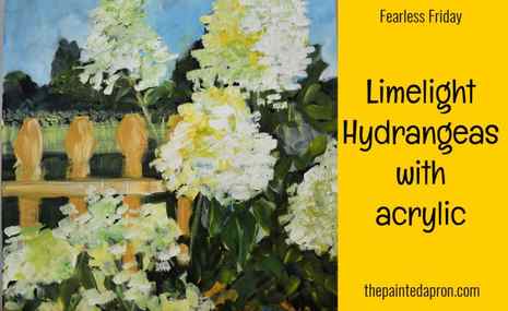 Hydrangea Study Painting by Lois Blasberg