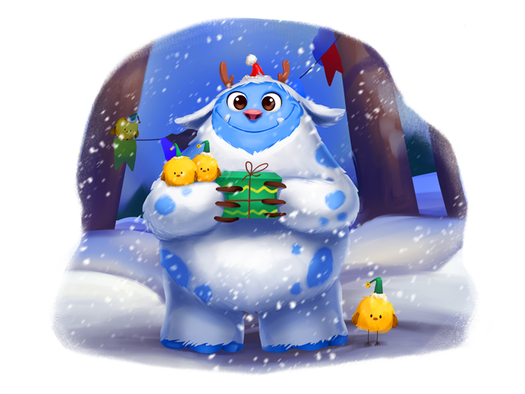 christmas winter illustration