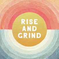 Retro Vibes Rise And Grind by Danhui Nai