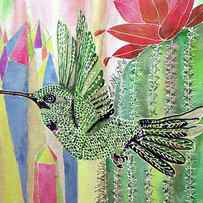Hummingbird Paradise by Lauren Moss