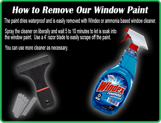 How To Remove Window Paint