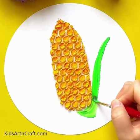 Making Corn Leaf Cover- How To Make Corn With Bubble Wrap For Novices 