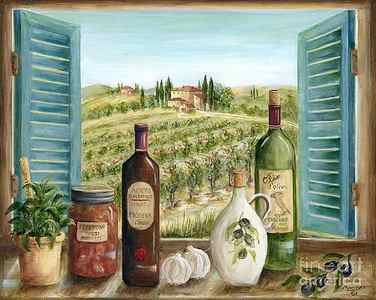 Wall Art - Painting - Tuscan Delights by Marilyn Dunlap