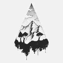 Abstract The Mountains Hand Draw by Mrvayn