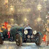 Christmas Bentley by Peter Miller