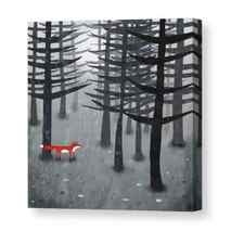 The Fox and the Forest Canvas Print / Canvas Art by Nic Squirrell