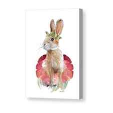 Ballet Bunny I Canvas Print / Canvas Art by Lanie Loreth