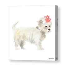 Girly Puppy Canvas Print / Canvas Art by Lanie Loreth