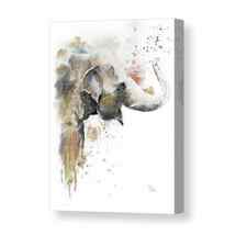Water Elephant Canvas Print / Canvas Art by Patricia Pinto