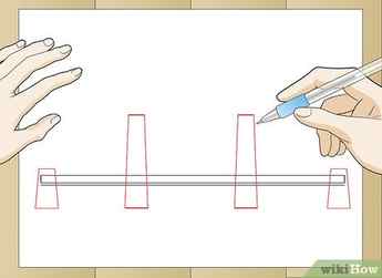 Step 2 Draw four towers.