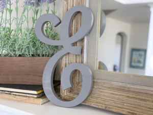 How to Paint Wood Letters | How to Paint Wood Letters - Done with Spray Painted Wood Letter | Craftcuts.com | CraftCuts.com