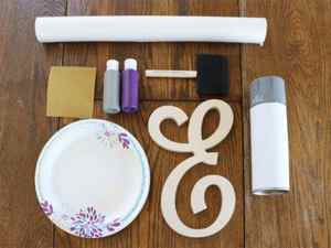 How to Paint Wood Letters | How to Paint Wood Letters - Materials | Craftcuts.com | CraftCuts.com