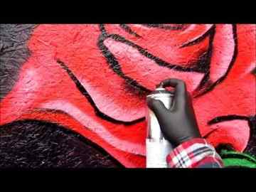How To Paint A Rose In Spray Paint
