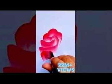 Easy Art Amazing Rose Painting Shay Art shayart shorts