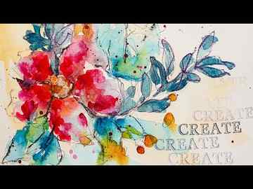 How to Paint a Loose Watercolor Flower
