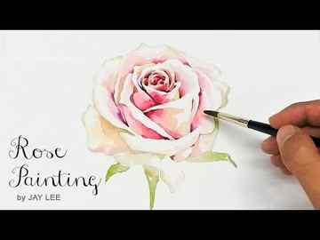 How to paint a rose tutorial