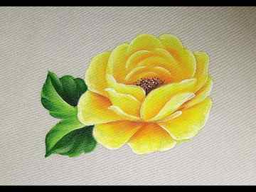 How To Paint A Rose Painting For Beginners