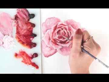 How To Paint A Rose 2 of my methods