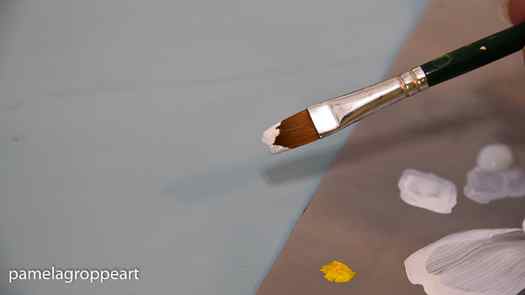 paint brush double loaded,How to Paint a Simple Daisy 