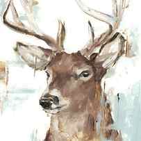 Modern Deer Mount Ii by Ethan Harper