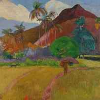 Tahitian Landscape by Gauguin by Paul Gauguin