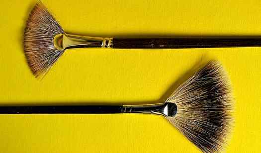 what to know before painting with a fan brush