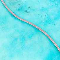 Exotic Aerial View Of Turquoise Water by Levente Bodo