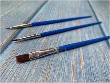 Custom Paint by Numbers - paint brushes