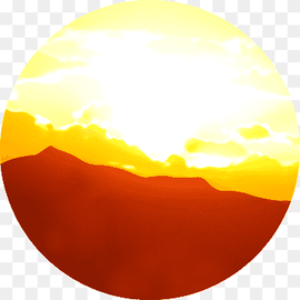 Sunset Sunrise Day, sun, orange, computer Wallpaper, sphere png thumbnail