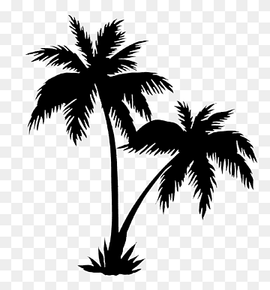 Arecaceae Drawing Tree, palm tree silhouette, watercolor Painting, leaf, branch png thumbnail
