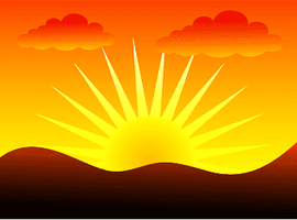 yellow and orange sun, Sunrise Sunset, Sunset s Black, atmosphere, orange, landscape png thumbnail