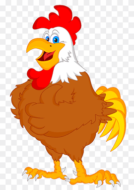 Chicken Rooster Cartoon, rooster, animals, galliformes, vertebrate png thumbnail