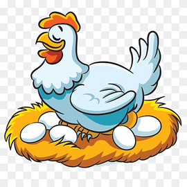 Chicken Live Rooster, birds cartoon, galliformes, chicken, bird png thumbnail