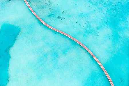 Wall Art - Photograph - Exotic Aerial View Of Turquoise Water by Levente Bodo