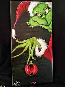 Wall Art - Painting - Grinch by Kristy Deaton