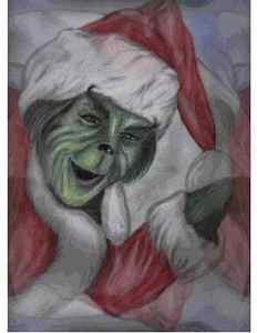 Wall Art - Painting - The Grinch by Nick Stevens