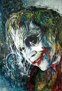 Wall Art - Painting - The Joker - Heath Ledger by Marcelo Neira