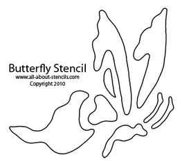 Butterfly Stencil from All-About-Stencils.com