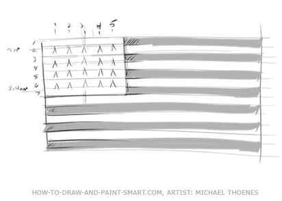 American Flag Graphics Step 4