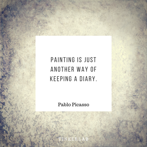 picasso painting quote tinkerlab