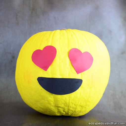 Emoji Pumpkin Painting Idea