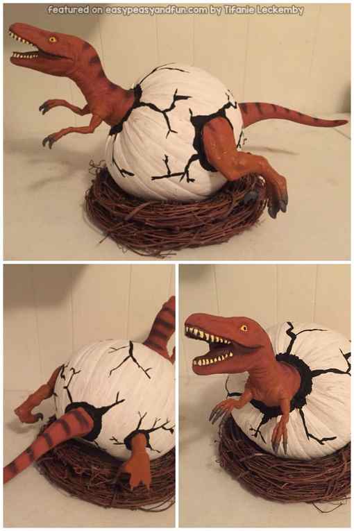 Dinosaur Pumpkin Craft Idea
