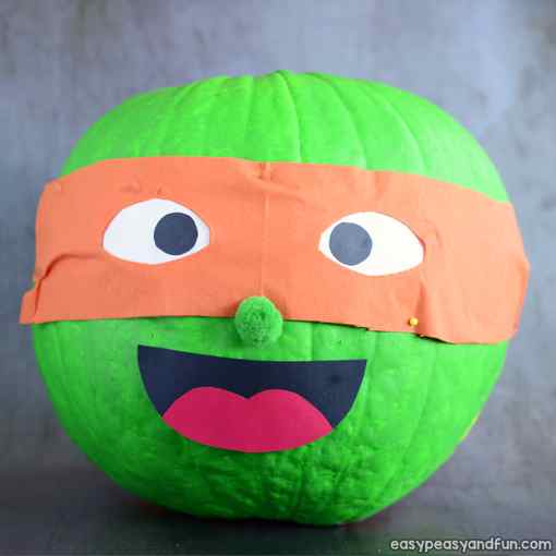 Ninja Turtle Pumpkin Painting Idea