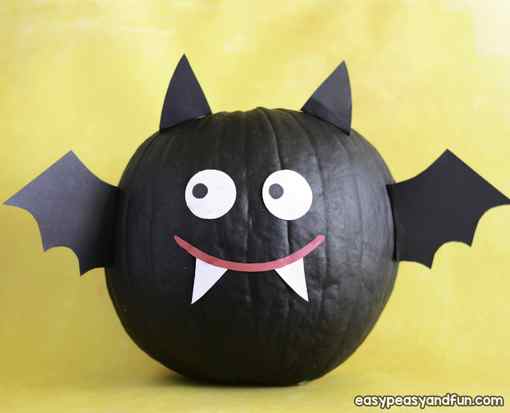 Bat Pumpkin Painting Idea