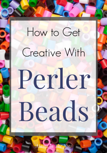 How to get creative with Perler beads, Hama beads and melty beads. How to use Perler beads. Creative Perler ideas for preschoolers, toddlers and kids of all ages. Perler bead inspiration. Perler bead ideas. Perler bead patterns. #PerlerBeads #PerlerBeadPatterns #PerlerIdeas #PerlerBeadCrafts #MamaintheNow