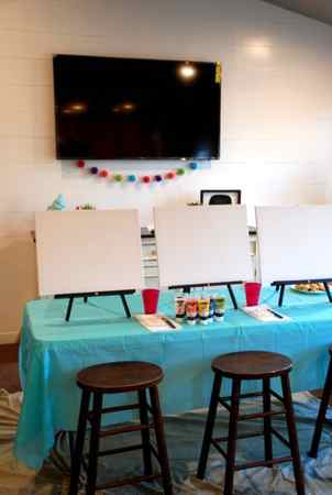 how to host paint night